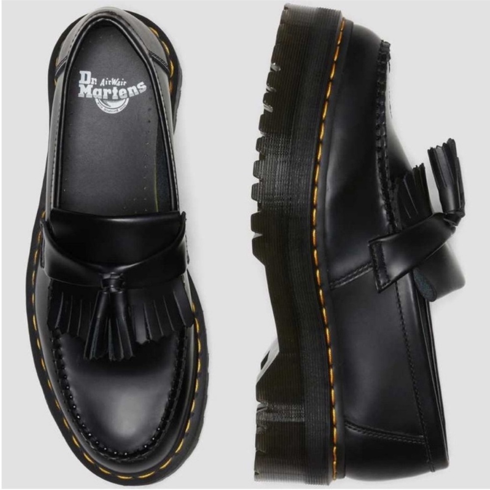 Dr. Martens
Adrian Quad Leather Platform Loafers NWT US ladies 7